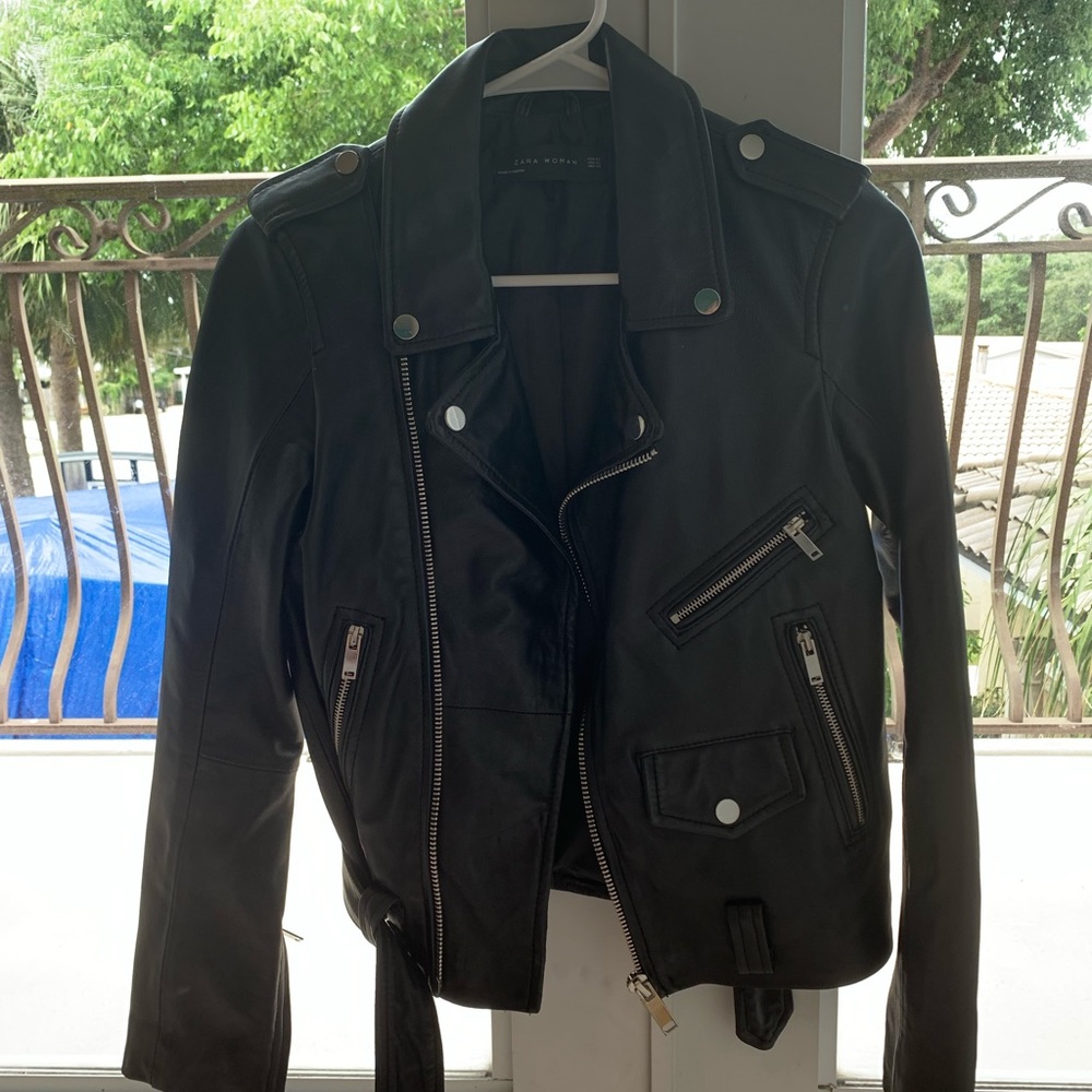 Zara Faux Leather Jacket